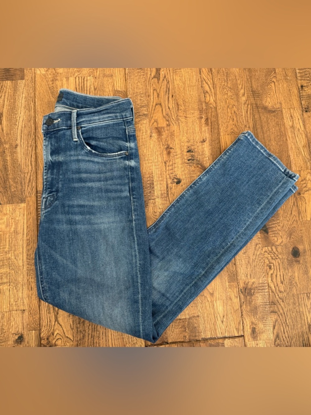 MOTHER Mid Rise Dazzler Ankle Wish On A Star Jeans Women's Size 26 C